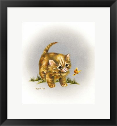 Framed Fraidy Cat Print