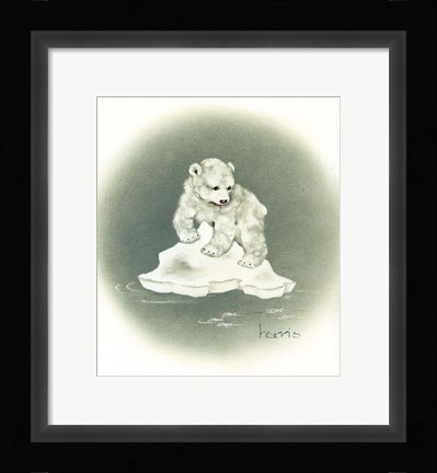 Framed Go With The Floe Print