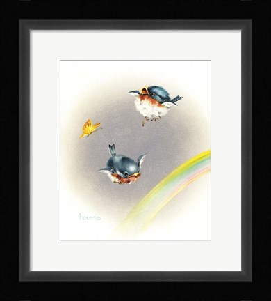 Framed Over The Rainbow Print