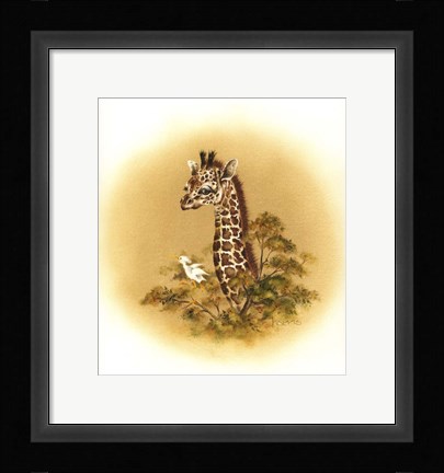 Framed Giraffe Print