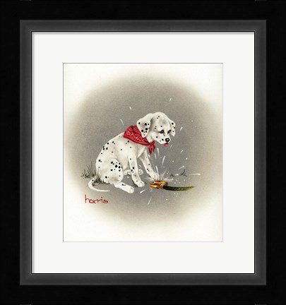 Framed Dalmation 3- Sprinkles Print