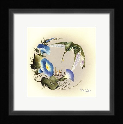 Framed Small Small World Print