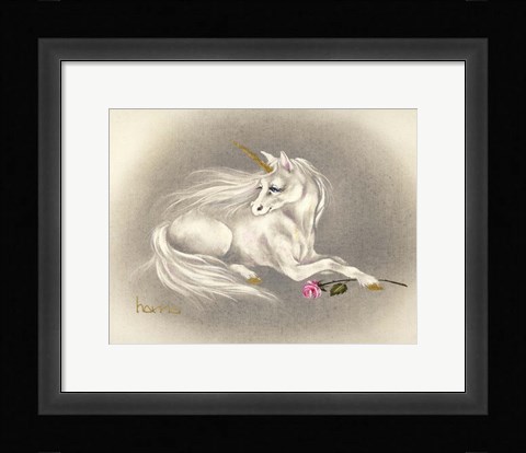 Framed Lady In Waiting Print