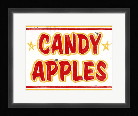 Framed Candy Apples Rectangle Print