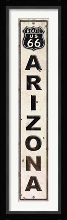 Framed Route 66 AZ Print