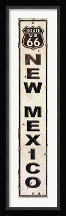 Framed Route 66 NM Print