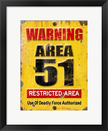 Framed Area 51 Print