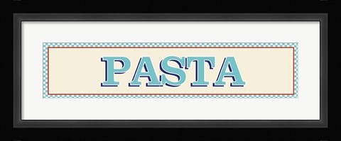 Framed Pasta Print