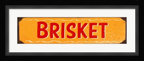 Framed Brisket Print