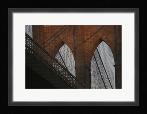 Framed Brooklyn Bridge 1 Print