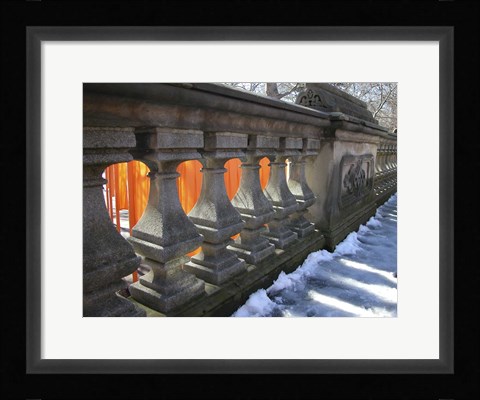 Framed Central Park Gates Print