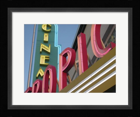Framed Tropic Cinema Print