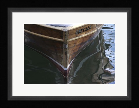 Framed Tuscan Boat Print