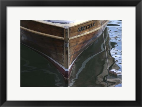 Framed Tuscan Boat Print
