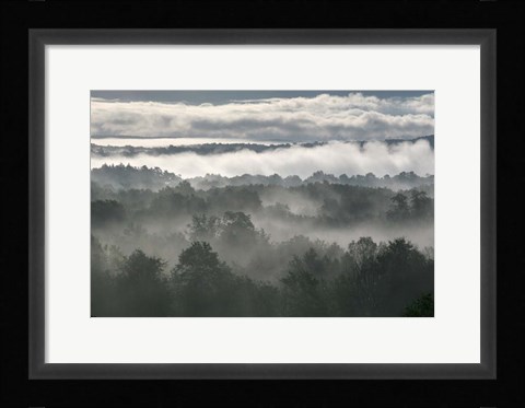 Framed Grey Shawangunk Sunrise 3 Print