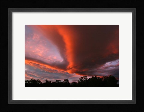 Framed Sunset Afterglow Print