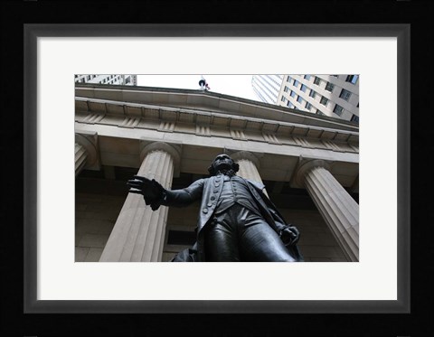 Framed Federal Hall NYC Print