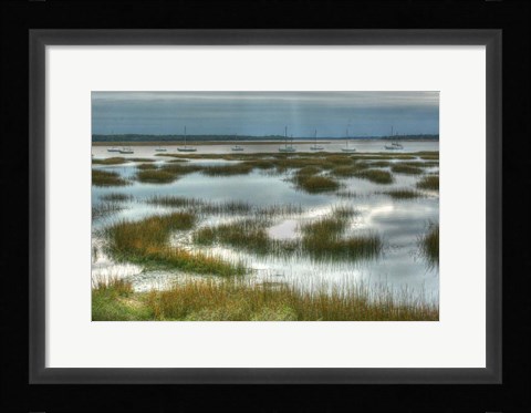 Framed Beaufort Harbor Print