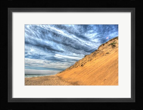 Framed Cape Cod Dune And Colors Print
