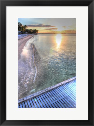 Framed Higgs Pier Vertical Print