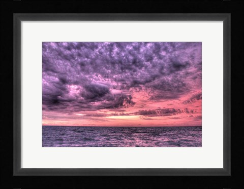 Framed Purple Sunrise Print