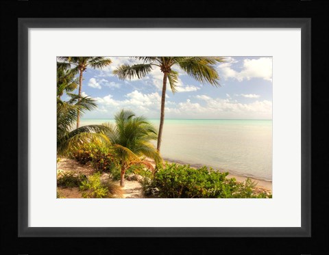 Framed Quiet Beach Print
