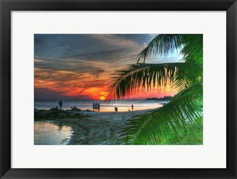 Framed Smathers Sunset Print