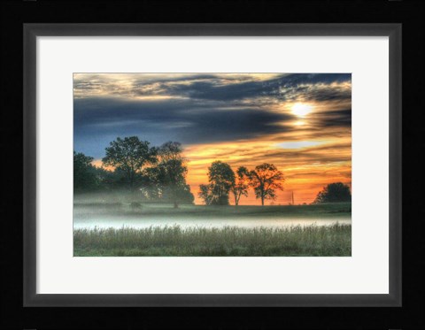 Framed Sunrise Meadow Print