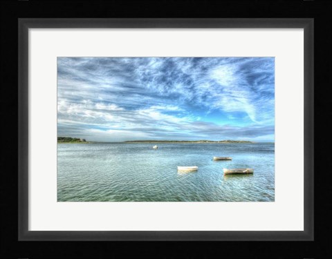 Framed Three Dinks Horizontal Print