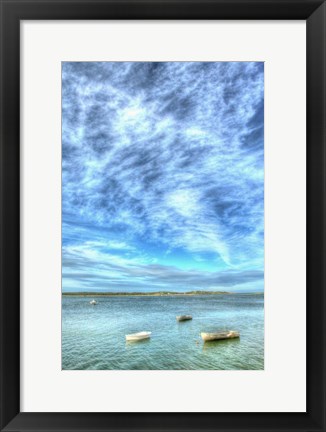 Framed Three Dinks Vertical Print