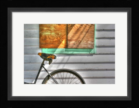 Framed Trusty Old Bike Print