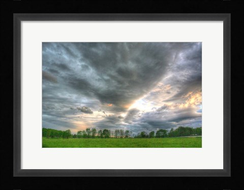 Framed Back 20 Sunset 1 Print