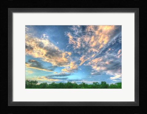 Framed Back 20 Sunset 3 Print