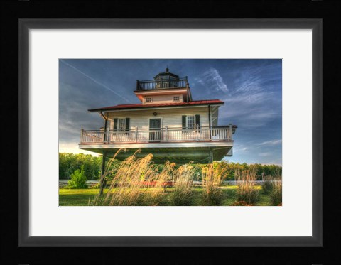 Framed Carolina Lighthouse Print