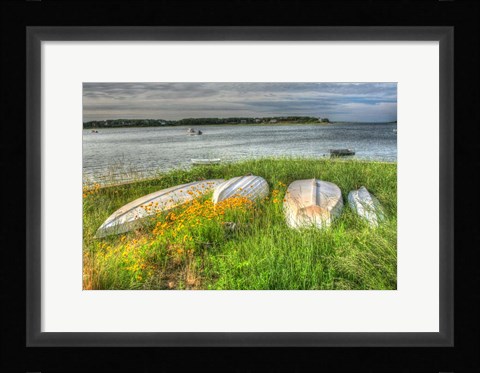 Framed CC Boats And Bulkhead Print