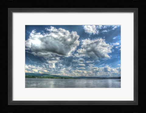 Framed Hudson At Balmville 1 Print