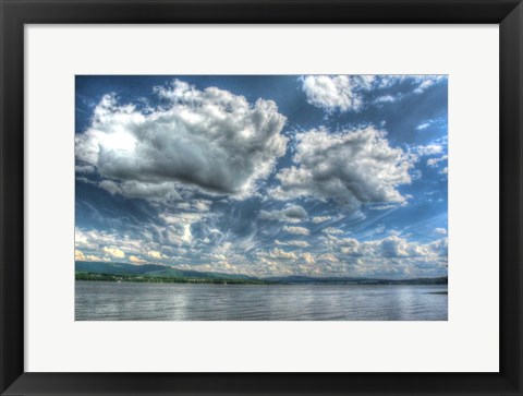 Framed Hudson At Balmville 1 Print