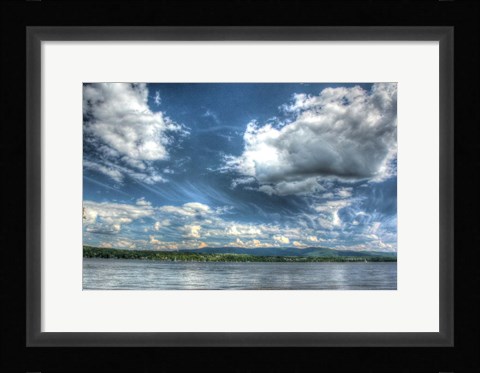 Framed Hudson At Balmville 2 Print