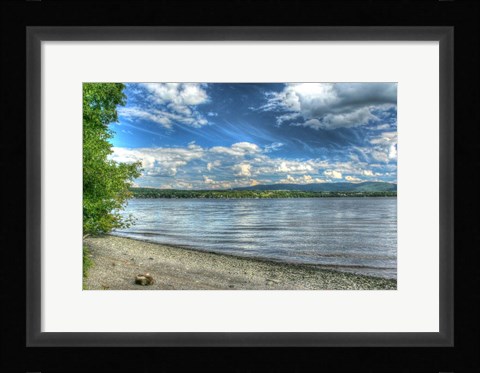 Framed Hudson At Balmville 3 Print