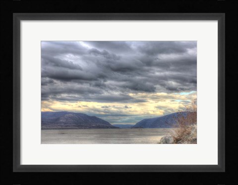 Framed Hudson Highlands Early April Print