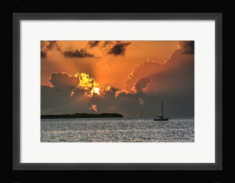 Framed Key West Sunrise IV Print