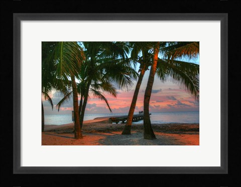 Framed Key West Sunrise V Print