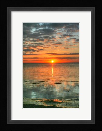 Framed Key West Vertical Print