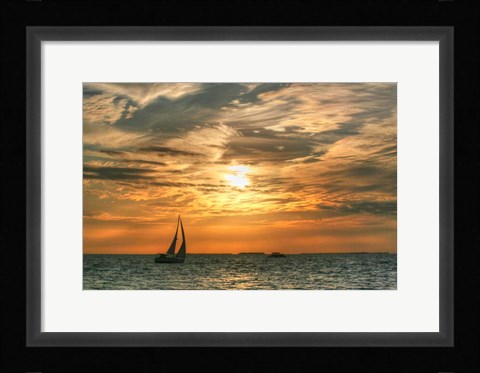 Framed Key West Sunset II Print