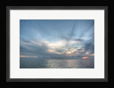 Framed Key West Sunset VIII Print