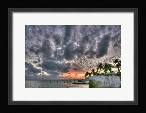 Framed Key West Sunset IX Print
