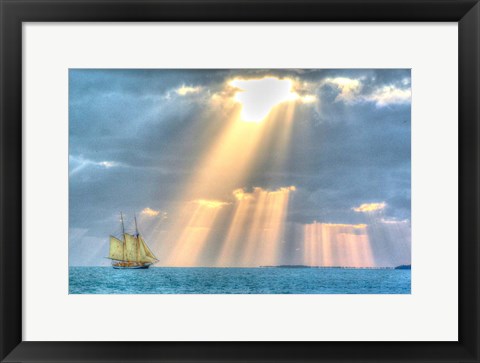Framed Key West Sunset XIII Print
