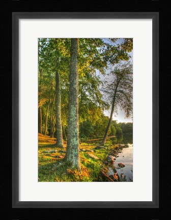 Framed Lakeside Vertical Print