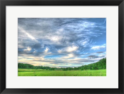 Framed Meadow Midday Print