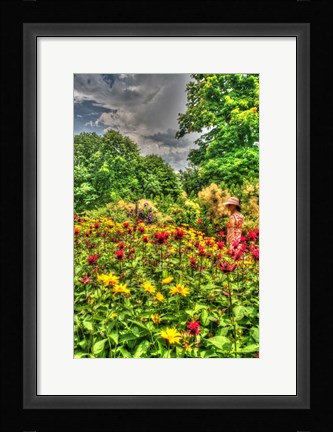 Framed Model Release Garden Vertical Print